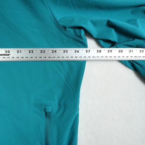 Under Armour Mens XXL Teal Blue Full Zip Track Jacket 1322941 Loose Fit Athletic - Picture 7 of 9
